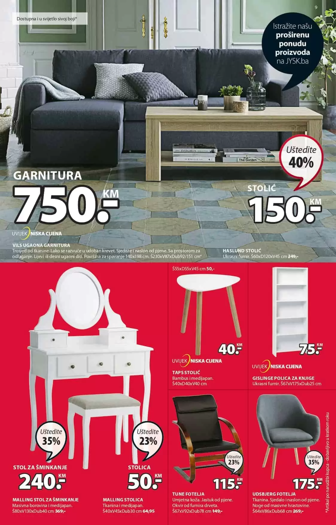 jysk akcijski katalog. snizenje. popust, korona virus. online kupovina.