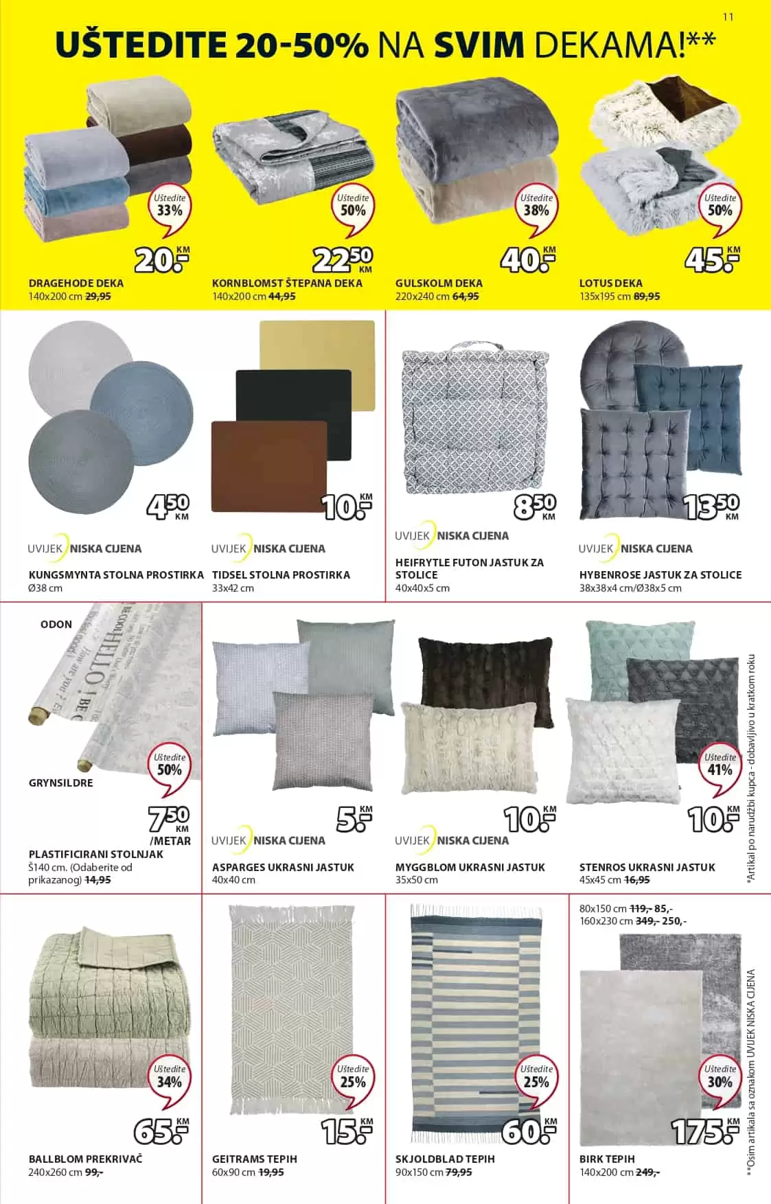 JYSK akcijski katalog. snizenje. popust. akcija. popusti. online kupovina. covid 19. korona virus.