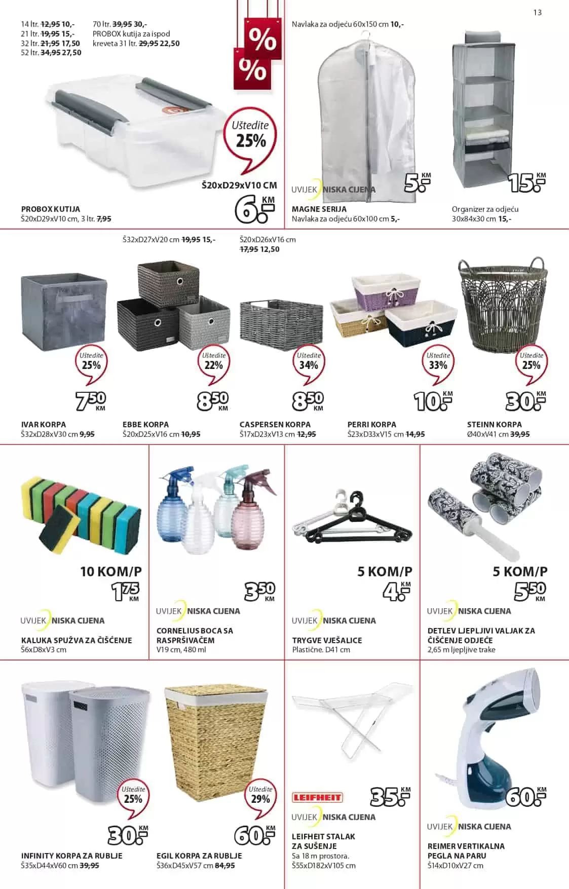 Jysk akcijski katalog. letak. snizeno. snizenje. popust. usteda. usteda novca.