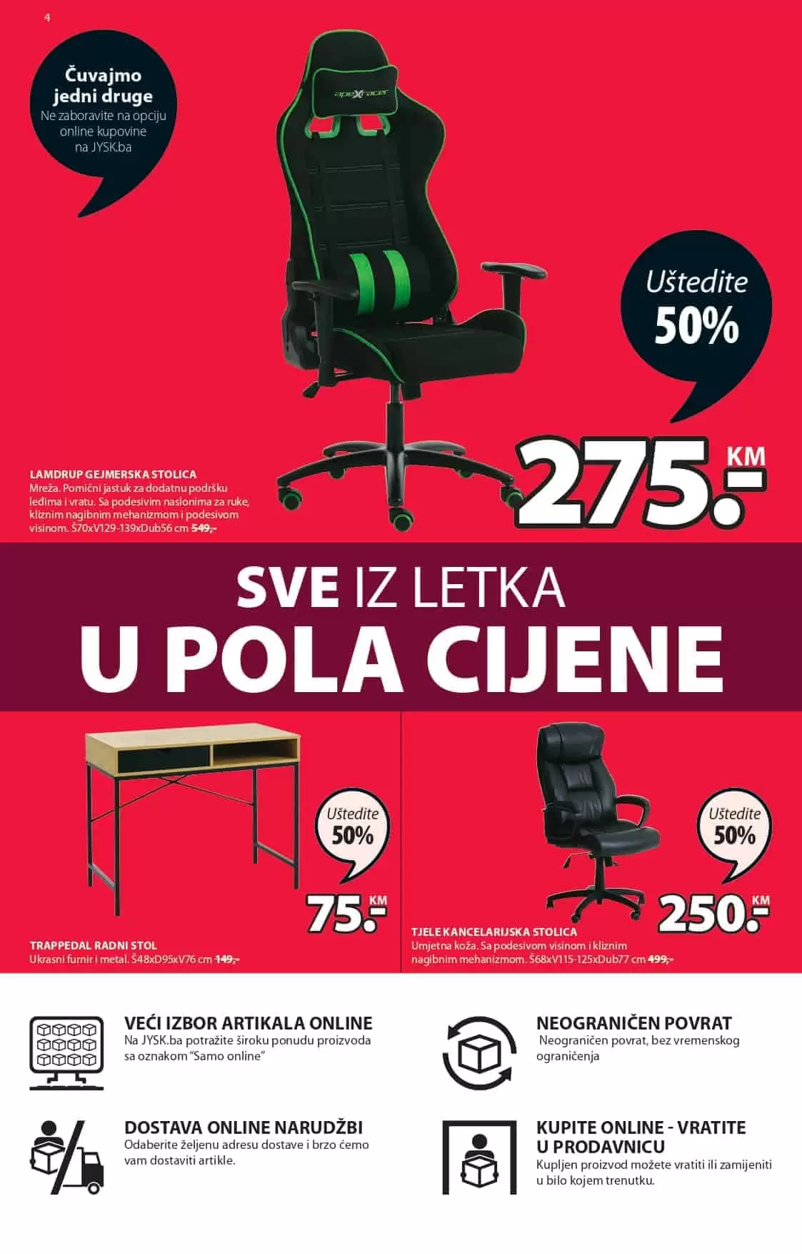 jysk akcijski katalog. snizenje. popust, korona virus. online kupovina.