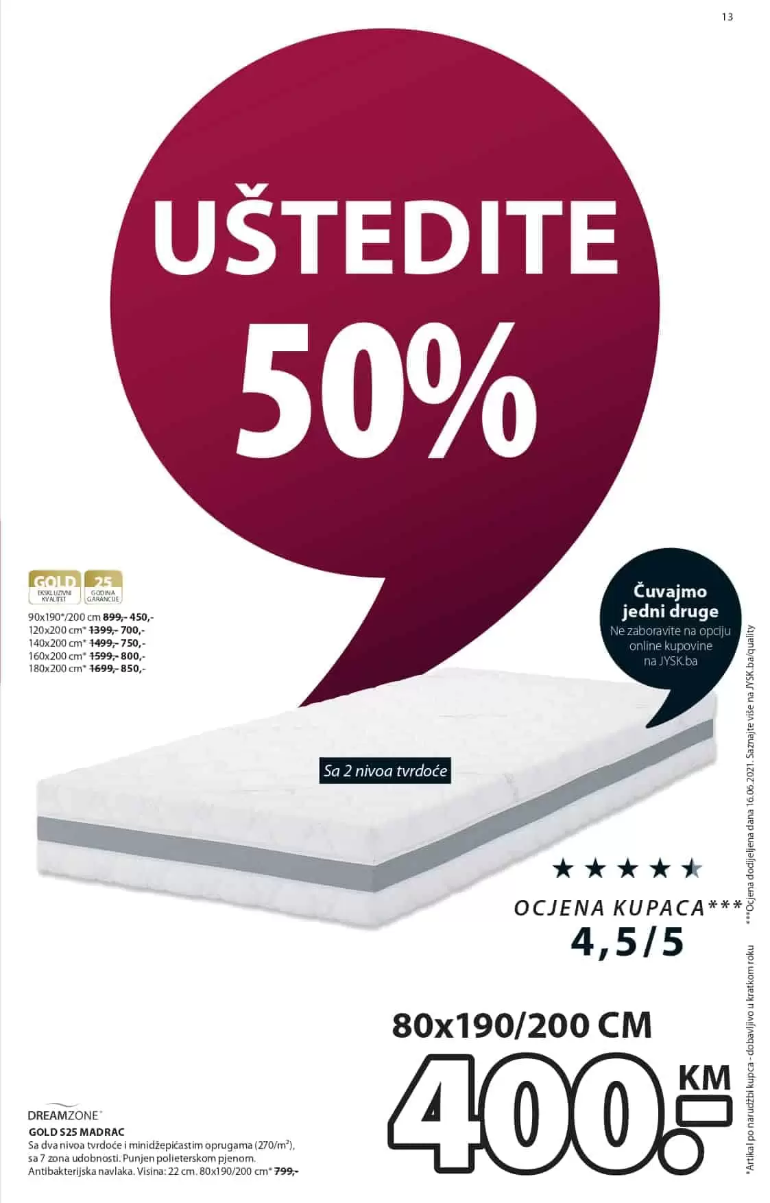 JYSK akcijski katalog. snizenje. popust. akcija. popusti. online kupovina. covid 19. korona virus.