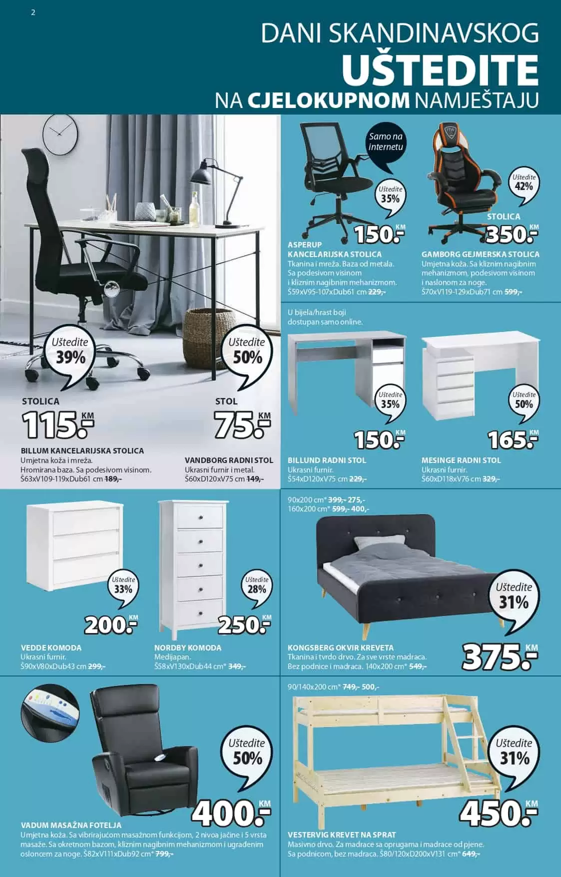 JYSK akcijski katalog. snizenje. popust. akcija. popusti. online kupovina. covid 19. korona virus. 