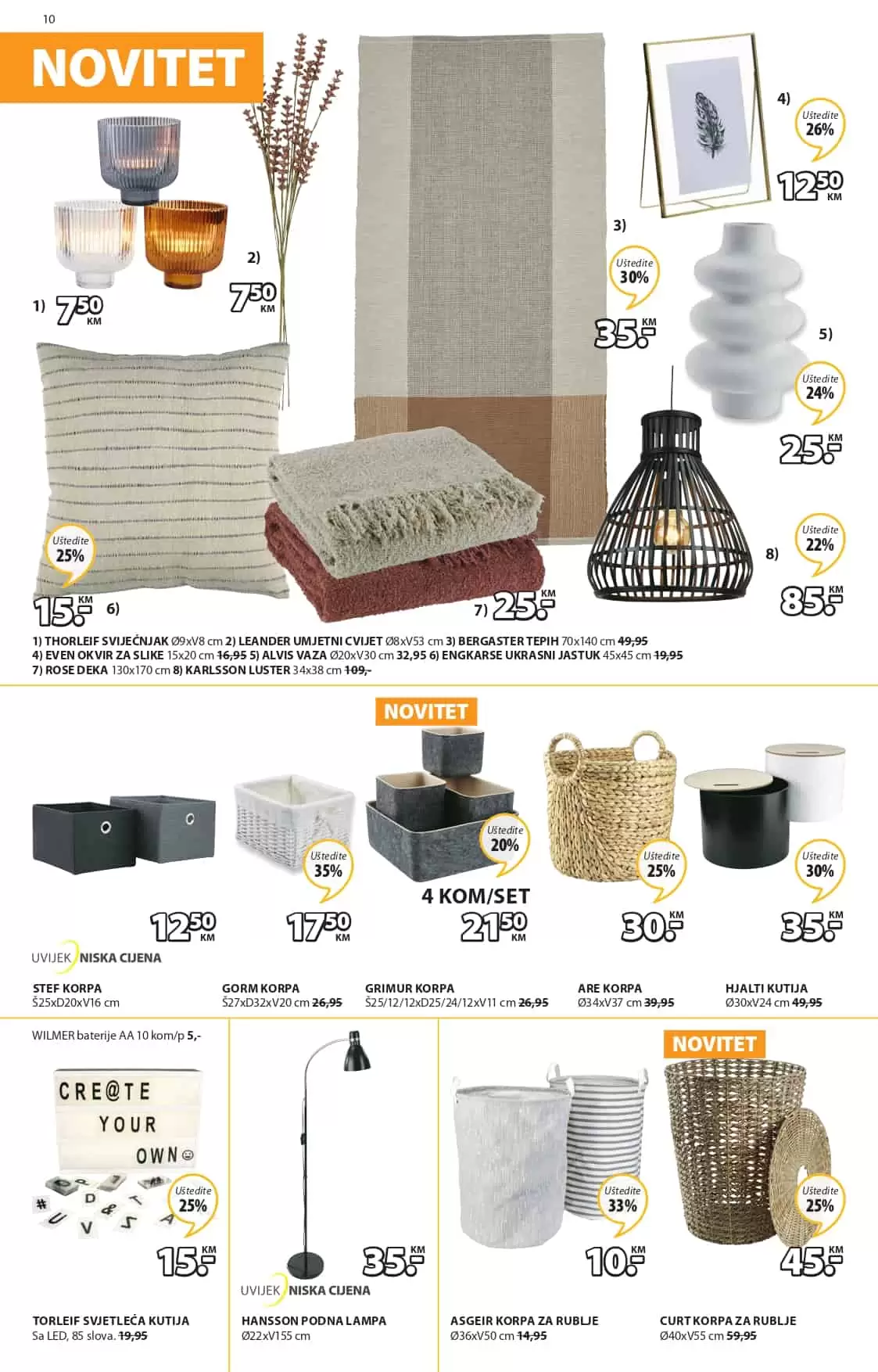 JYSK akcijski katalog. snizenje. popust. akcija. popusti. online kupovina. covid 19. korona virus. 