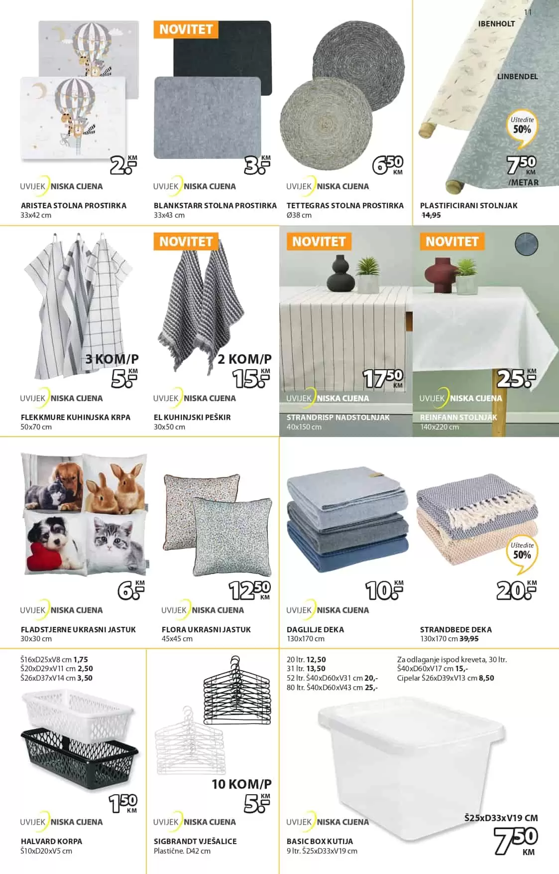 Jysk akcijski katalog. letak. snizeno. snizenje. popust. usteda. usteda novca. 