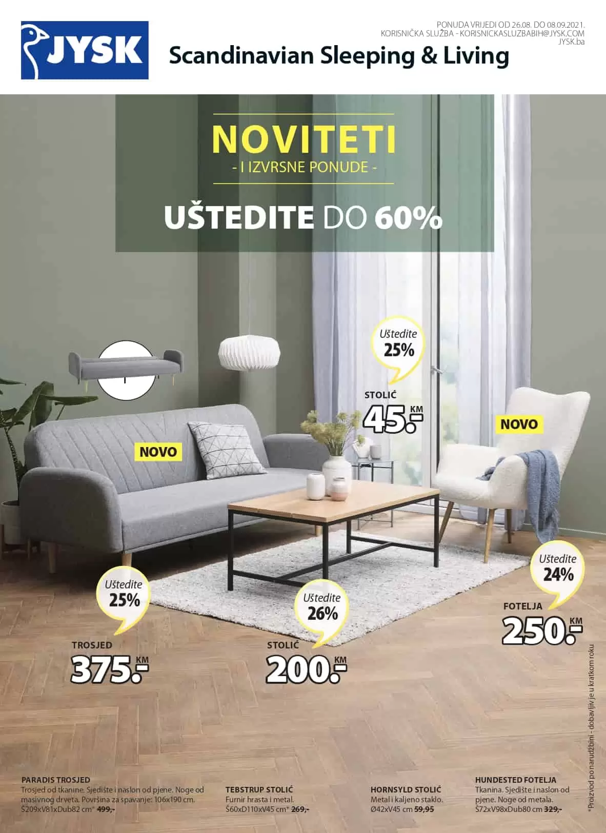 jysk akcijski katalog. snizenje. popust, korona virus. online kupovina. 