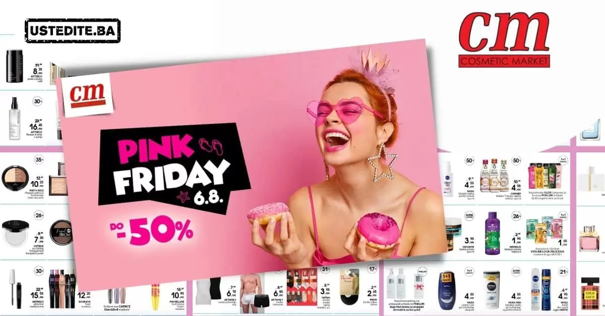 CM Pink Friday 06.08.2021. godine! Sniženja do 50%!