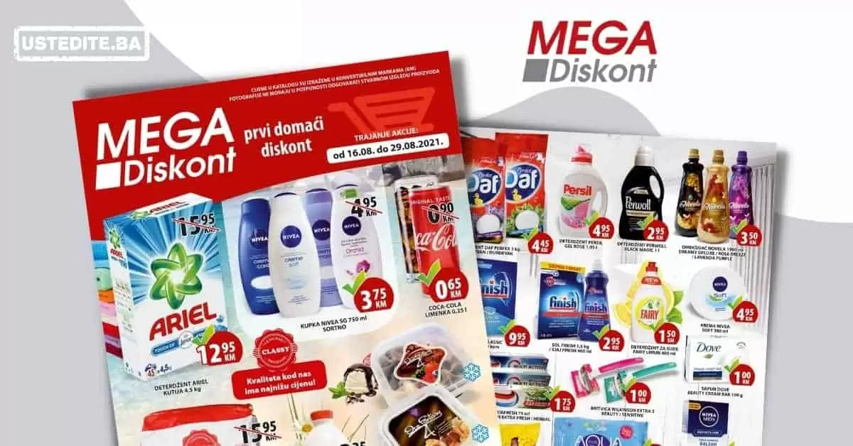 Mega Diskont kataloska akcija 16-29.08.2021. godine