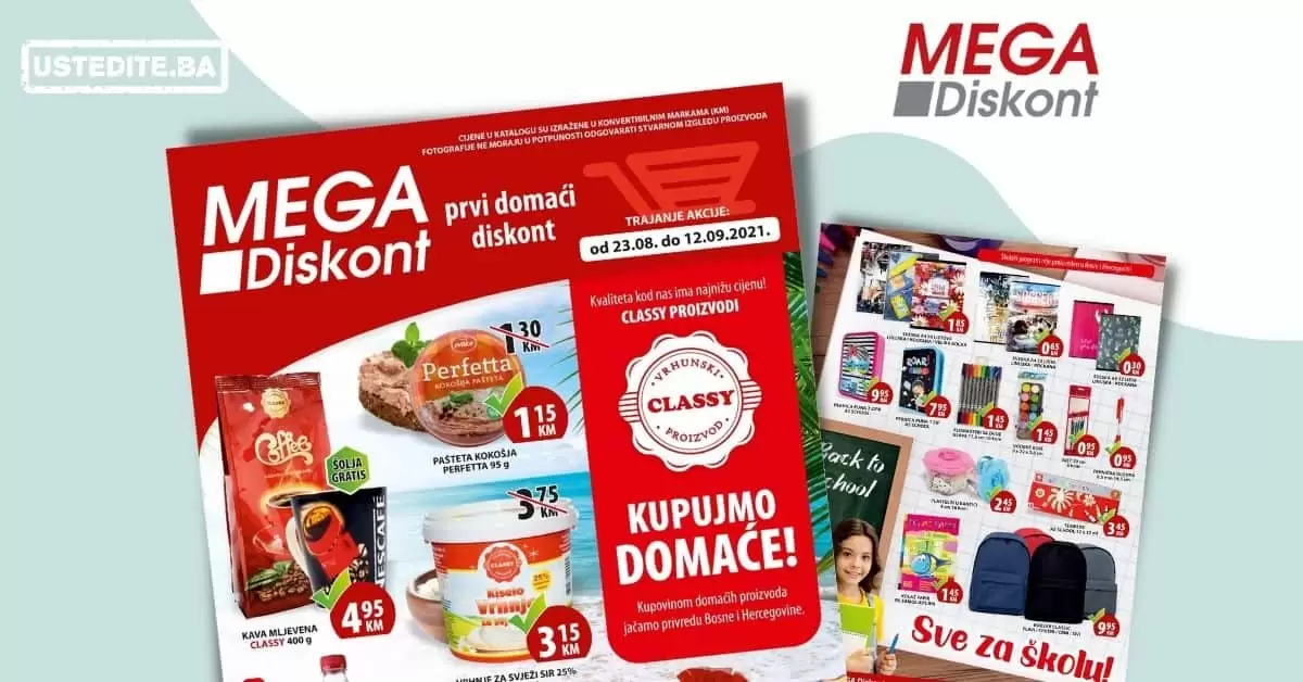 mega diskont super akcija. mega diskont snizenje. yimor super cijene. akcija. popusti. katalozi. najbolje cijene bez dileme