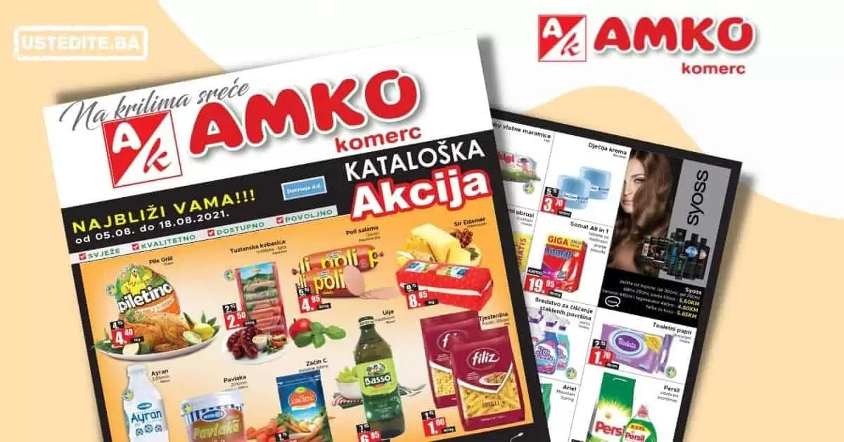 Amko Kataloška akcija 05-18.08.2021. godine