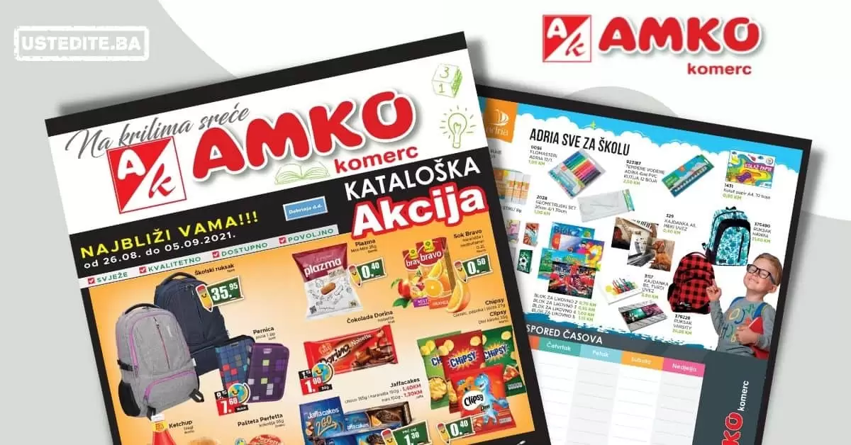 Amko kataloška akcija 26.08-05.09.2021. godine