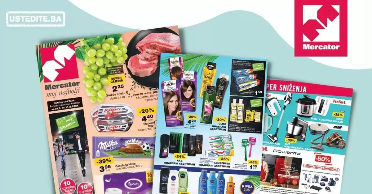 Mercator kataloška akcija 29.07-11.08.2021. godine