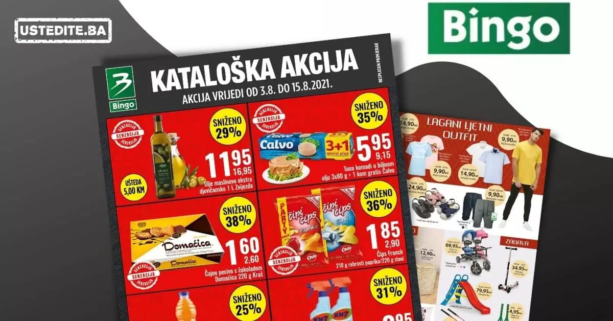 Bingo kataloška akcija 03-15.08.2021. godine