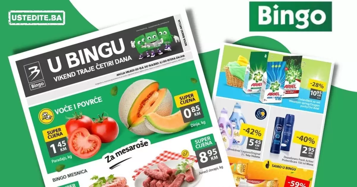 Bingo vikend akcija 12-15.08.2021. godine