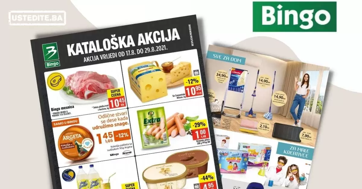 Bingo kataloška akcija 17-29.08.2021. godine