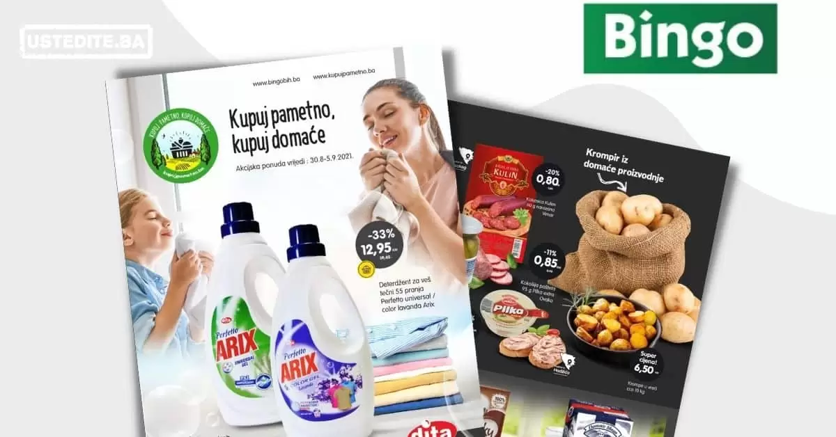 Bingo akcija Domaće 30.08-05.09.2021. godine