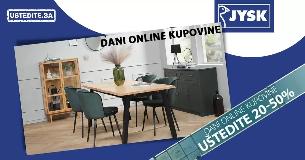 JYSK Dani online kupovine 09-15.08.2021. godine! 