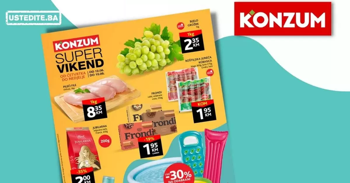 konzum katalog, konzum kataloska akcija, konzum snizenje. konzum popust.