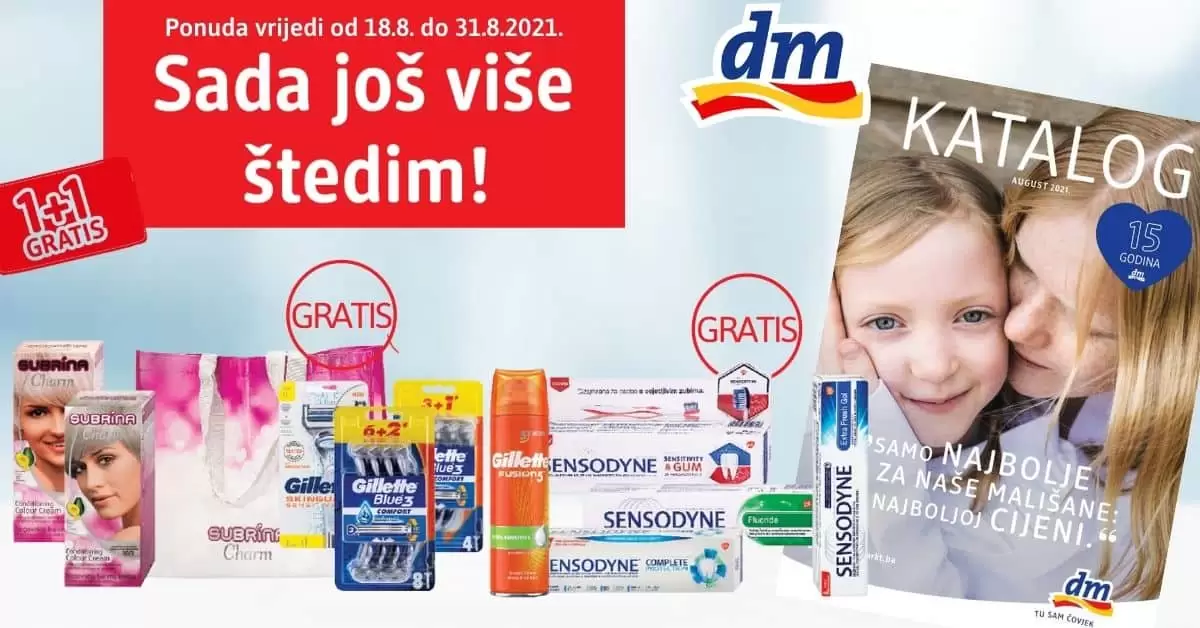 dm Sada još više štedim 18-31.8.2021. godine