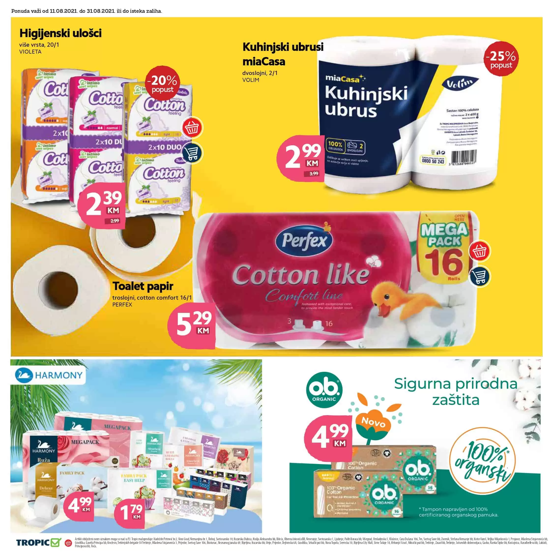 tropic akcijski katalog. snizenje. akcija. popust. katalog. snizeno.