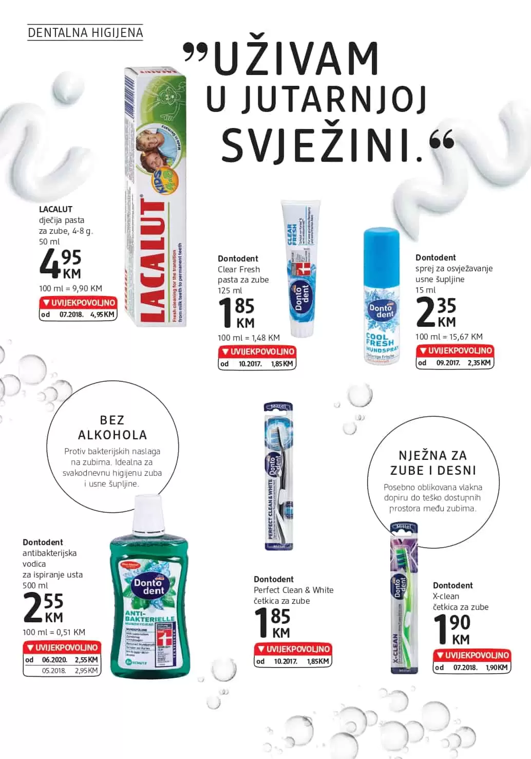 dm-akcijski-katalog cm cosmetic market. bingo. konzum. amko. 