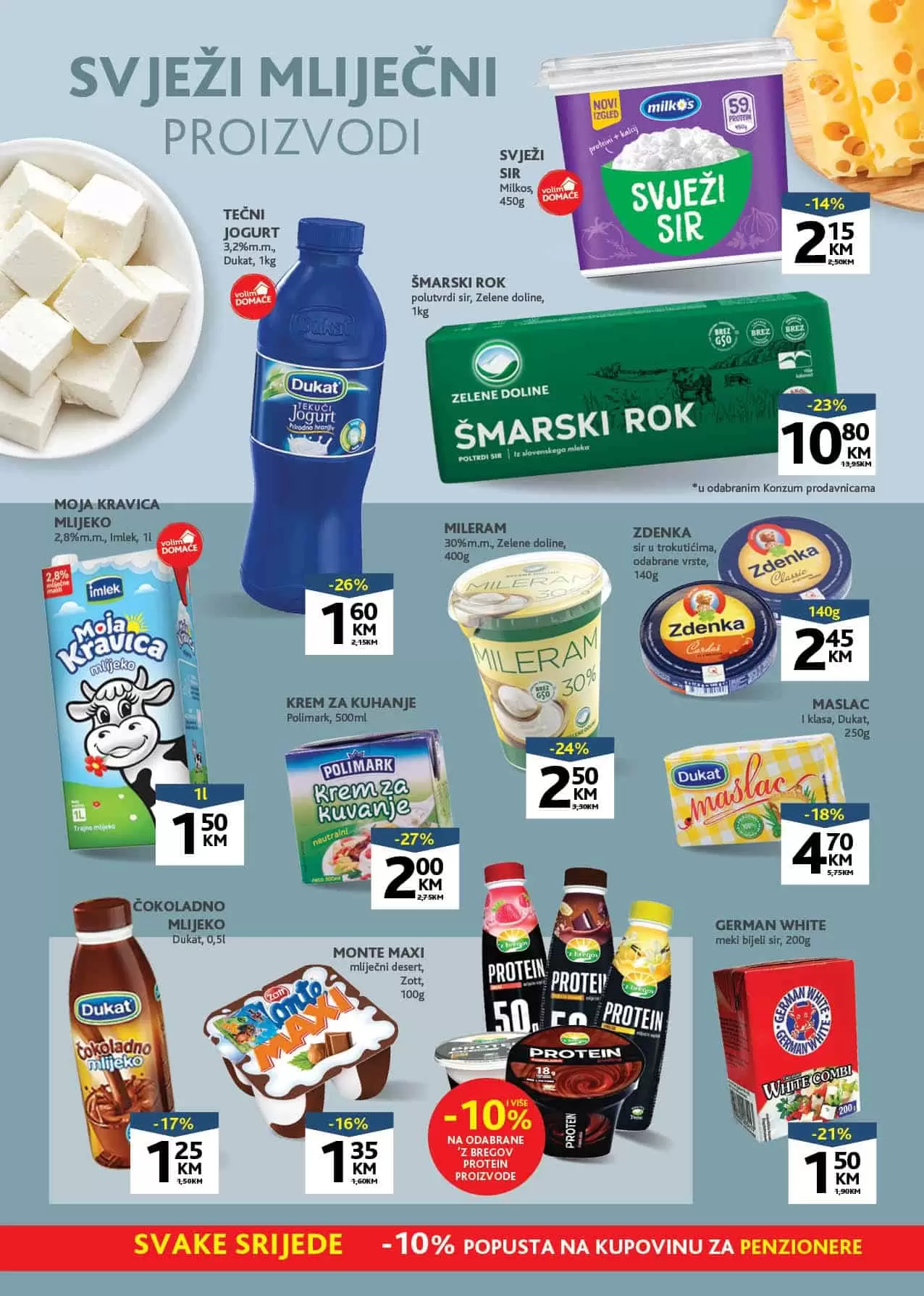 konzum zdravoljupci. konzum akcija. konzum katalog 