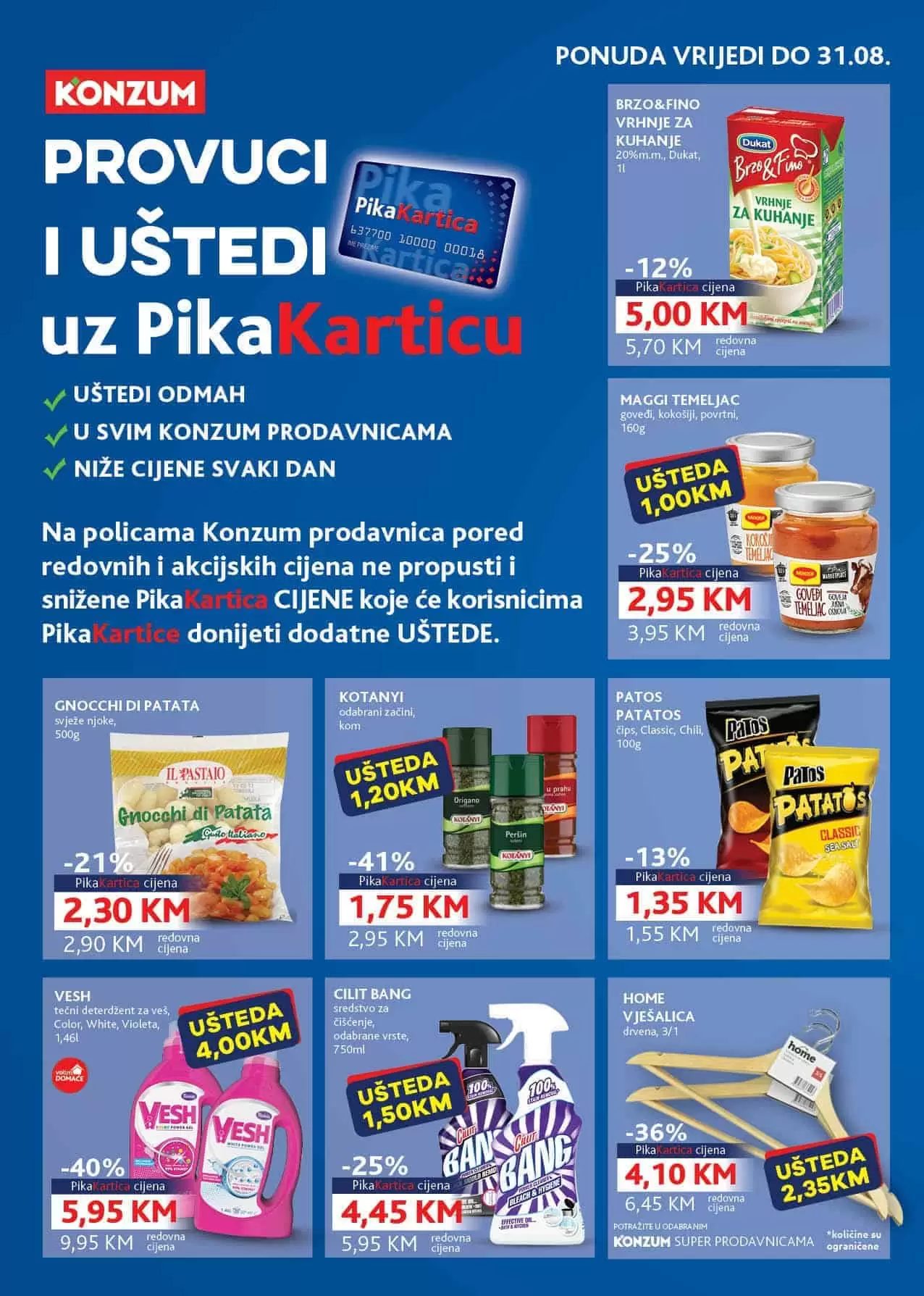 Konzum akcijski katalog. korona virus. snizenje. akcija. popusti. snizeno. ramazan. 