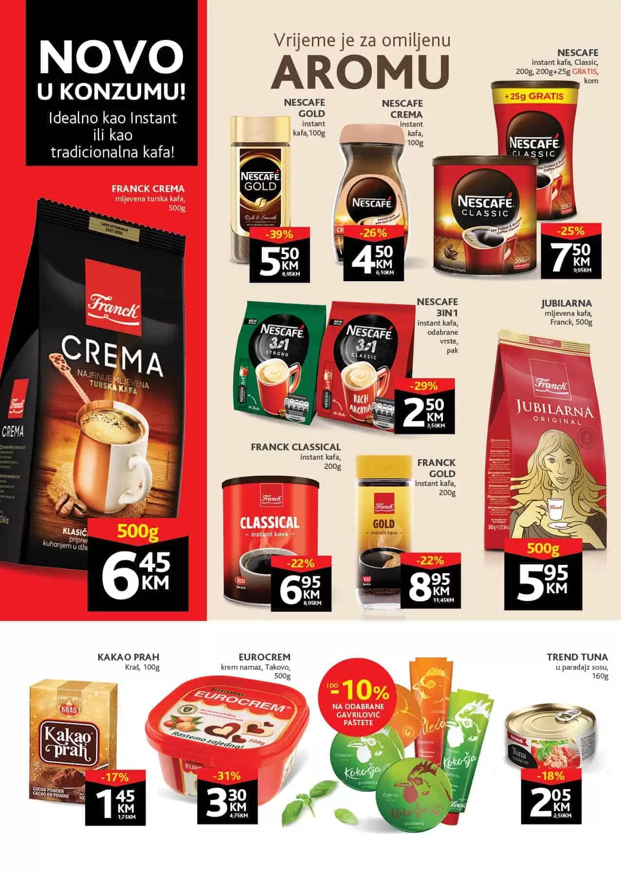 Konzum akcijski katalog. korona virus. snizenje. akcija. popusti. snizeno. ramazan. 