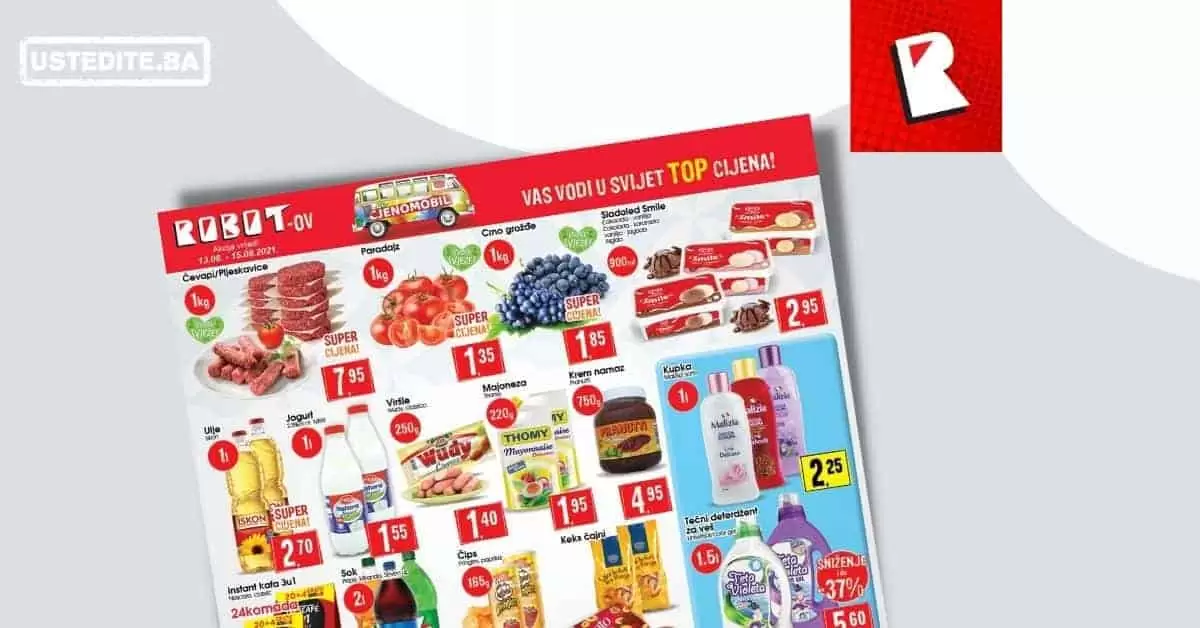 Robot akcijski katalog. snizenje. akcija. popust. snizeno.