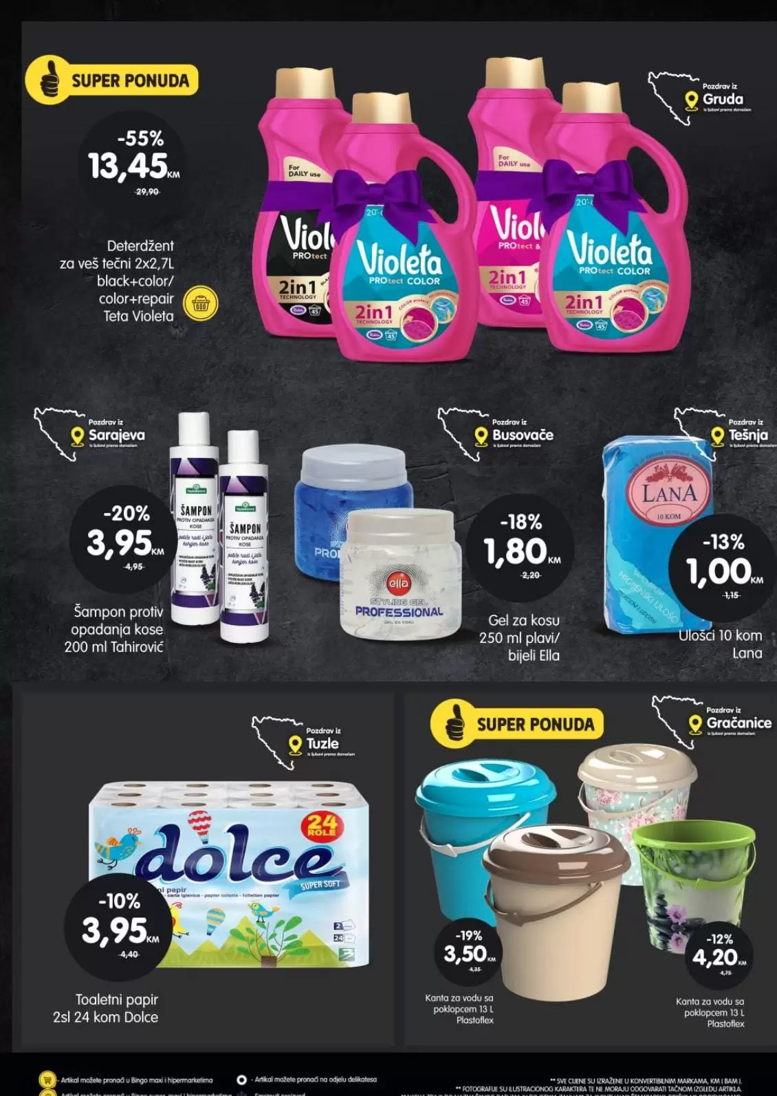 Bingo super akcija. bingo kljad dobrih cijena. snizeno. akcija. popust. 