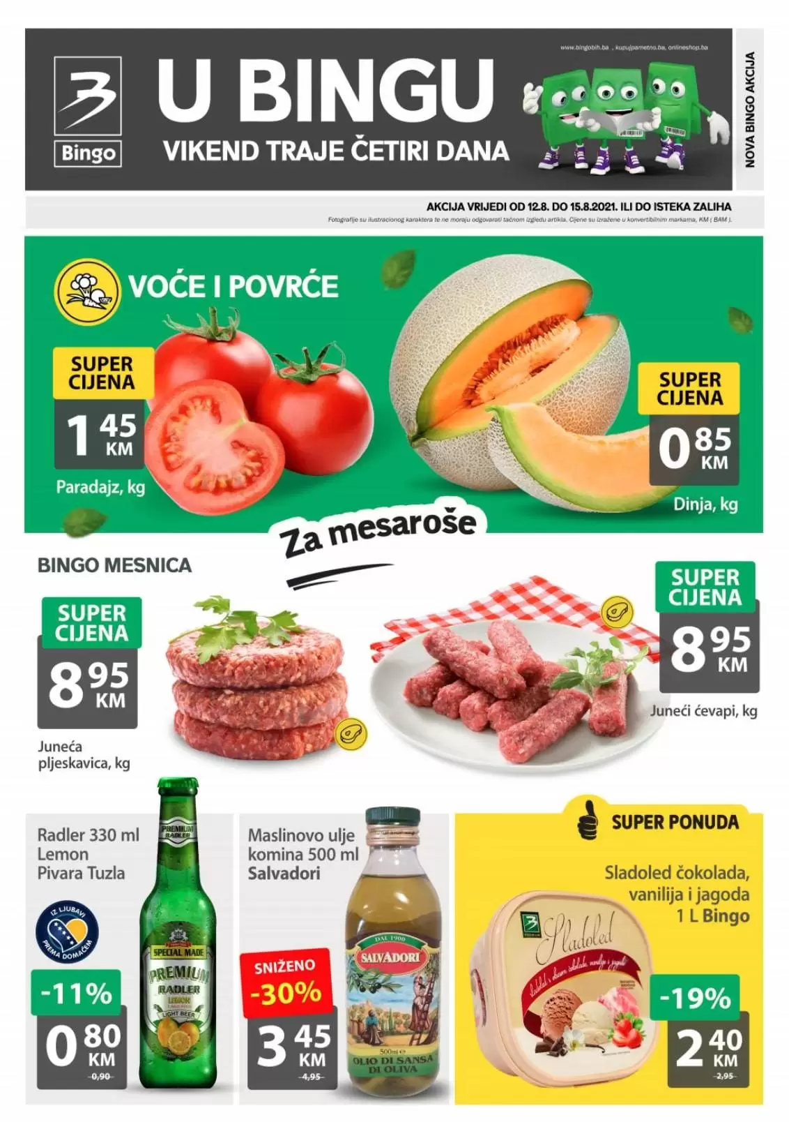 bingo akcijski katalog. bingo katalog. snizenje. akcija.