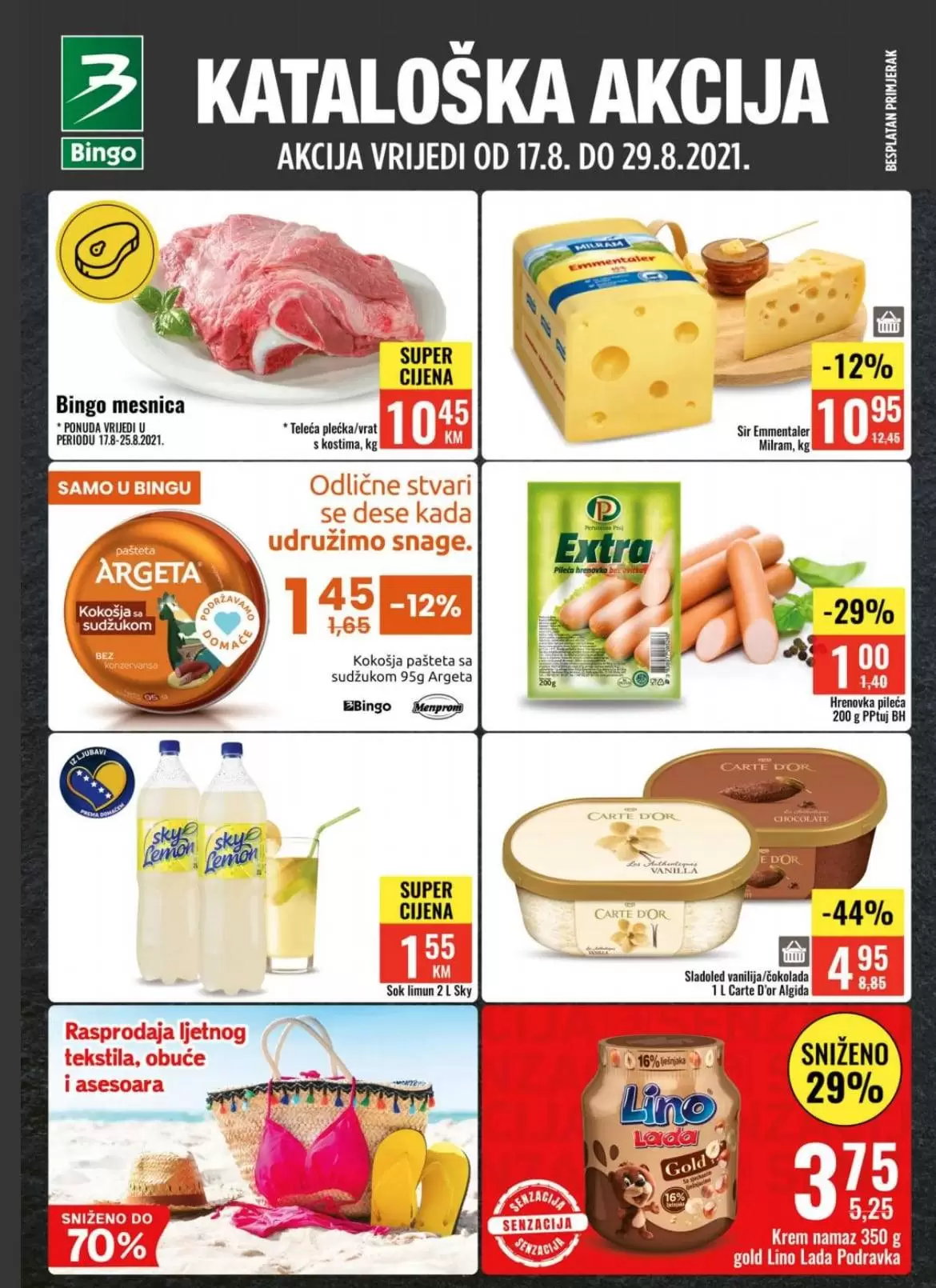 bingo akcijski katalog. bingo katalog. snizenje. akcija.