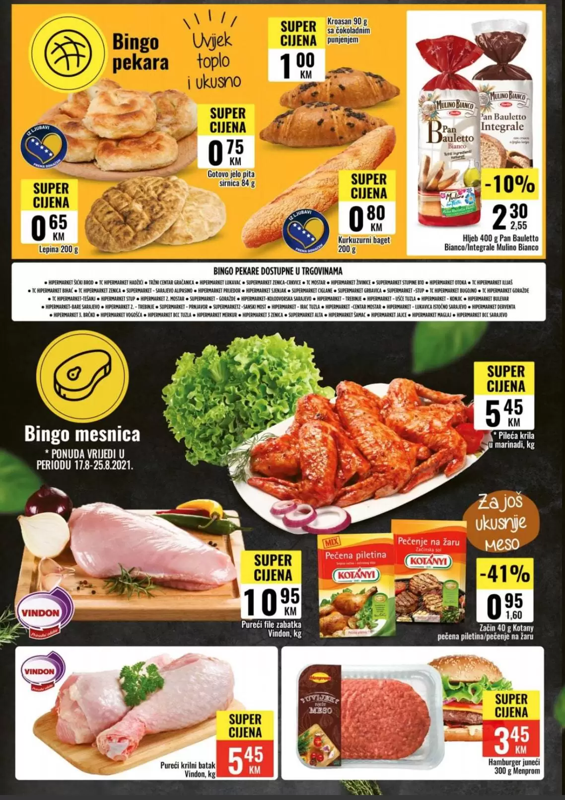 bingo akcijski katalog. bingo katalog. snizenje. akcija.