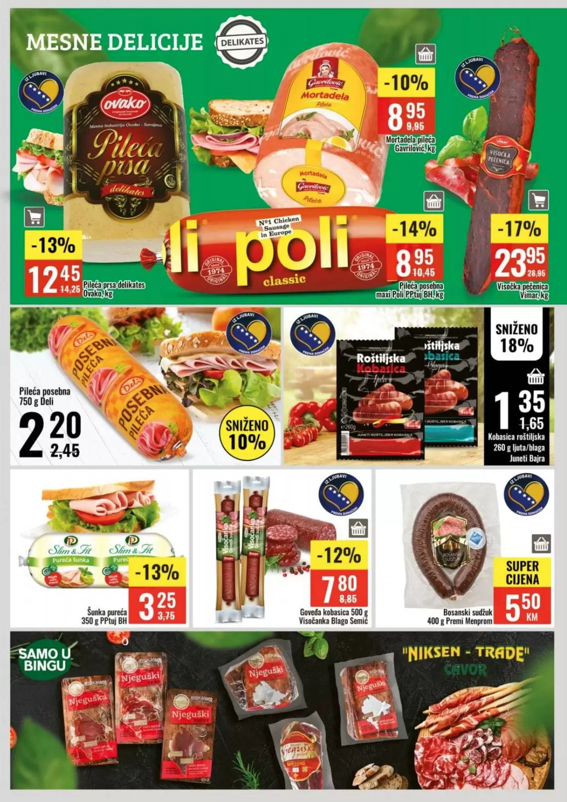 bingo akcijski katalog. bingo katalog. snizenje. akcija.