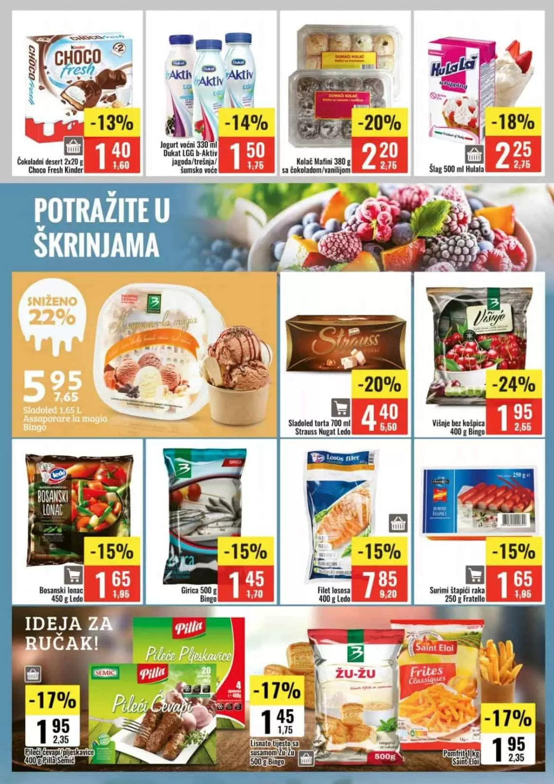 bingo akcijski katalog. bingo katalog. snizenje. akcija.