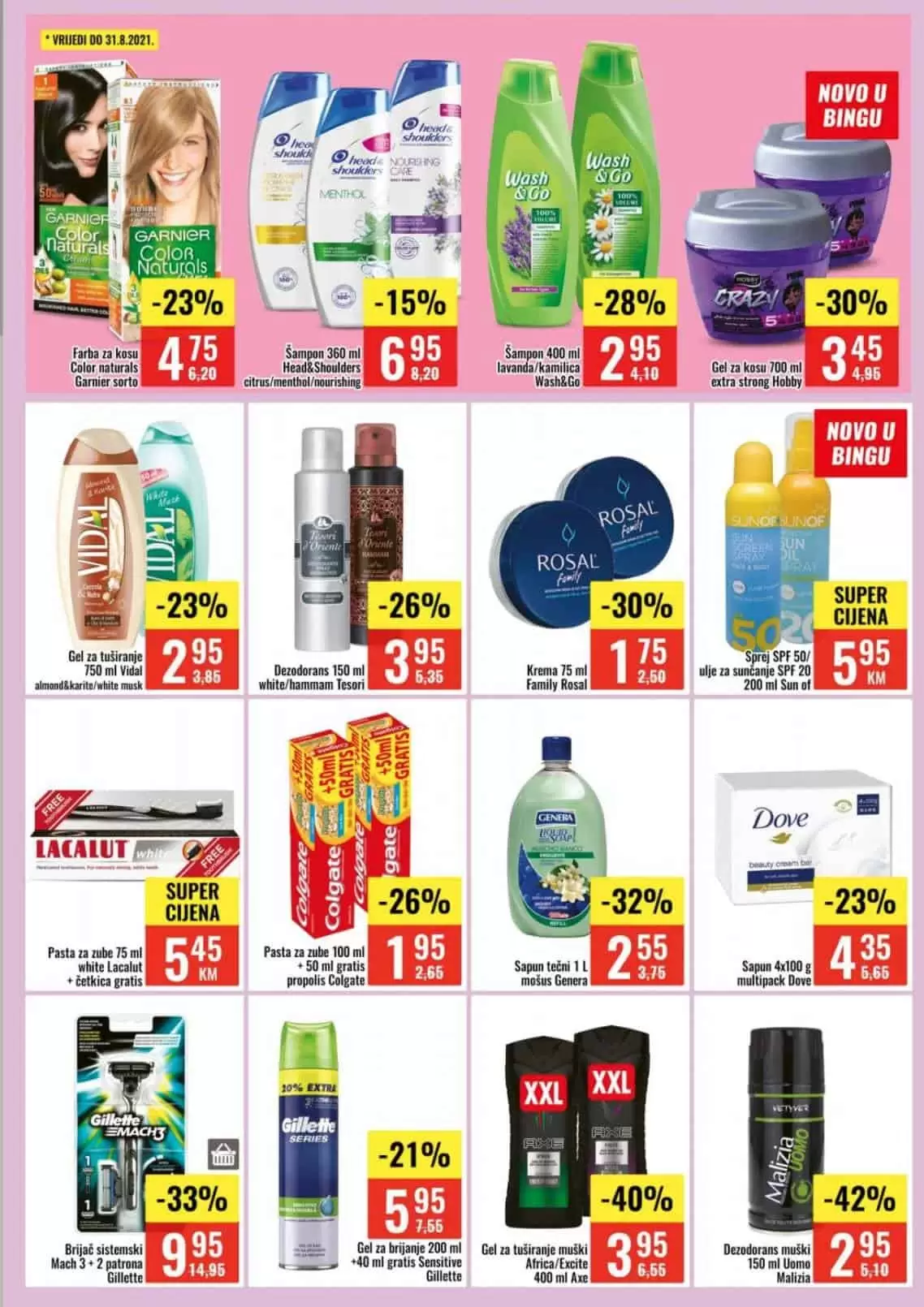 bingo akcijski katalog. bingo katalog. snizenje. akcija.