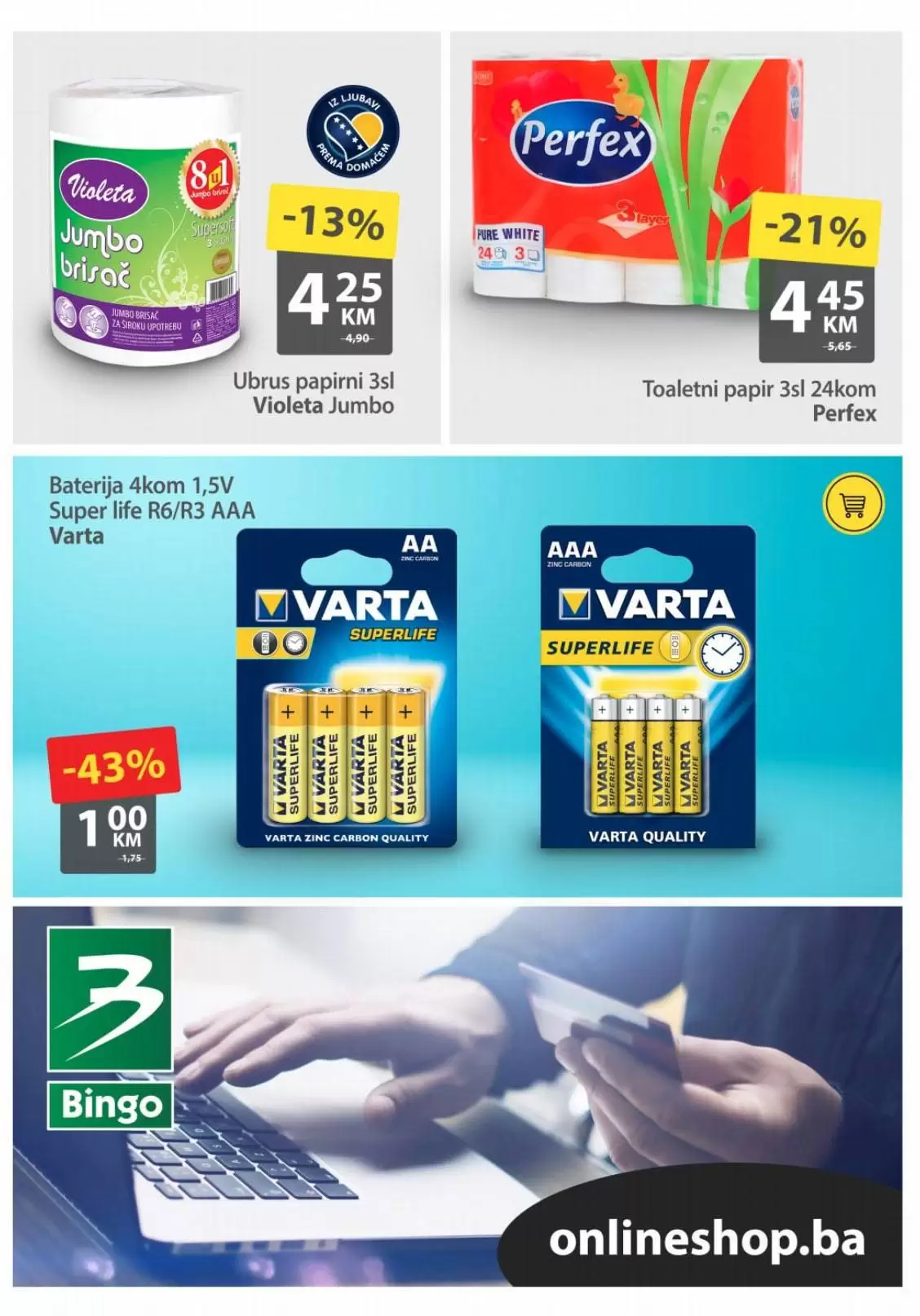 Bingo super akcija. bingo kralj dobrih cijena. snizeno. akcija. popust.