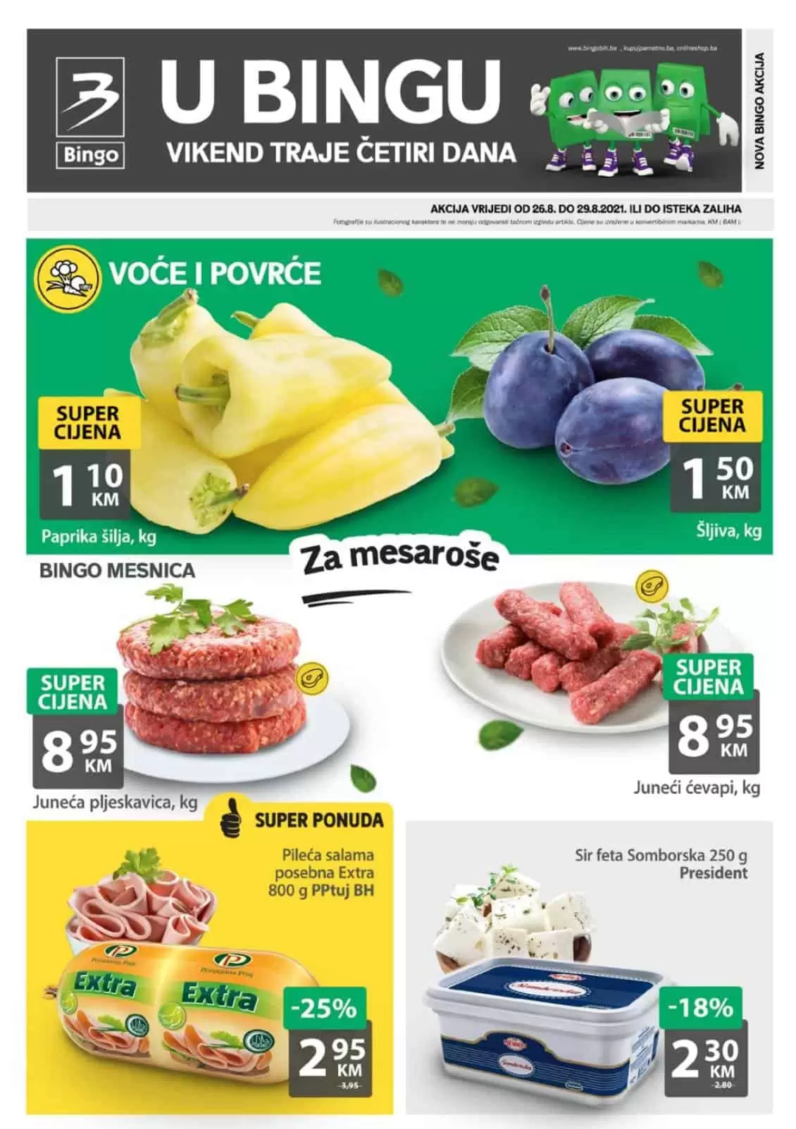 bingo akcijski katalog. bingo katalog. snizenje. akcija.