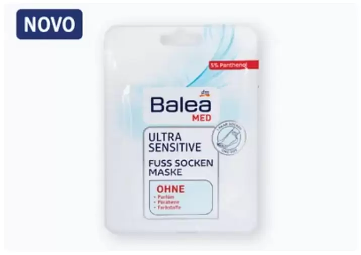 Balea Ultra Sensistive maska za noge, čarape 2 komada