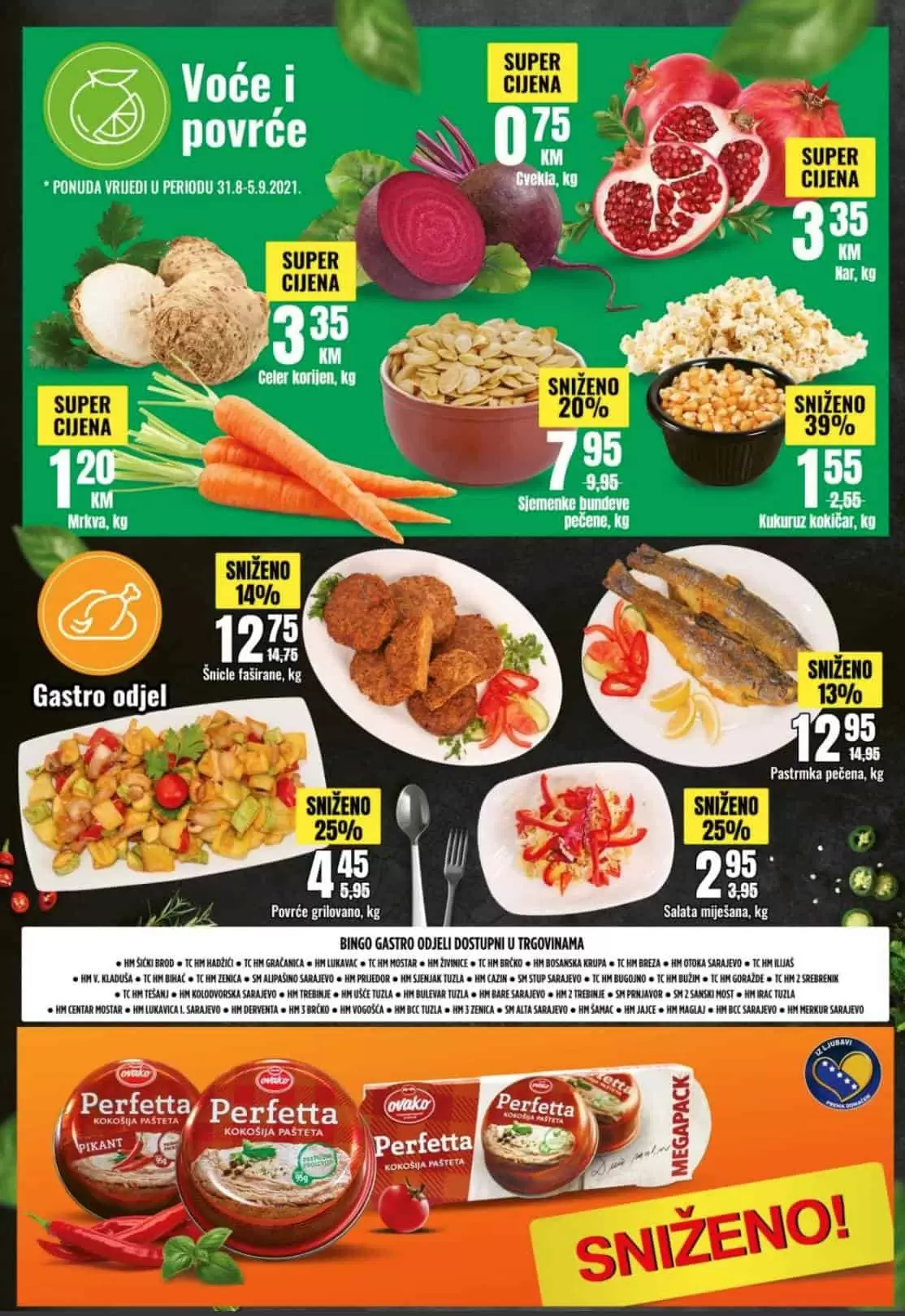 bingo akcijski katalog. bingo katalog. snizenje. akcija.