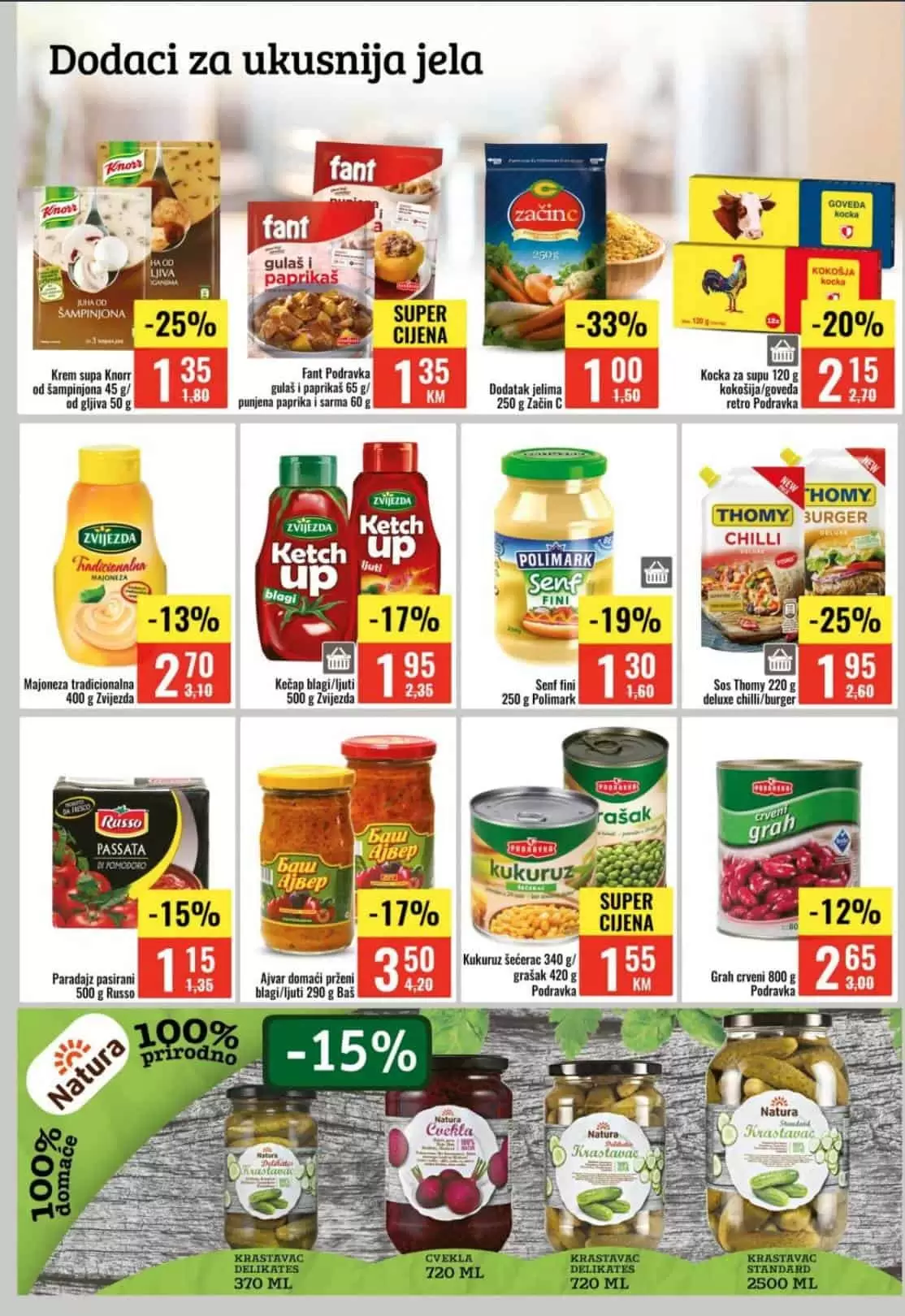 Bingo super akcija. bingo kljad dobrih cijena. snizeno. akcija. popust.