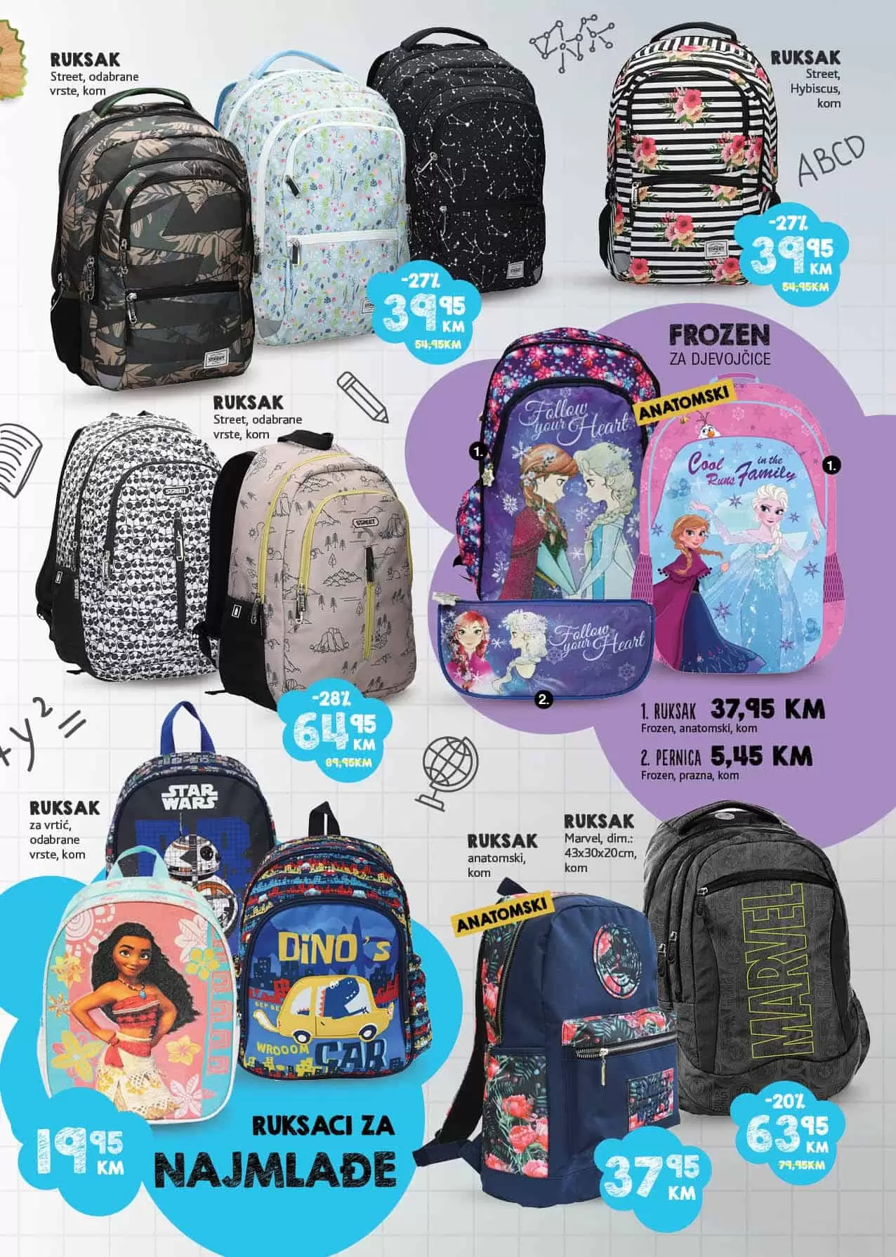 skola. sve za skolu. skolarci. udzbenici. torbe. pernice. ruksak. sveska. sve za skolarce na jednom mjestu. tempere. siljalo. 