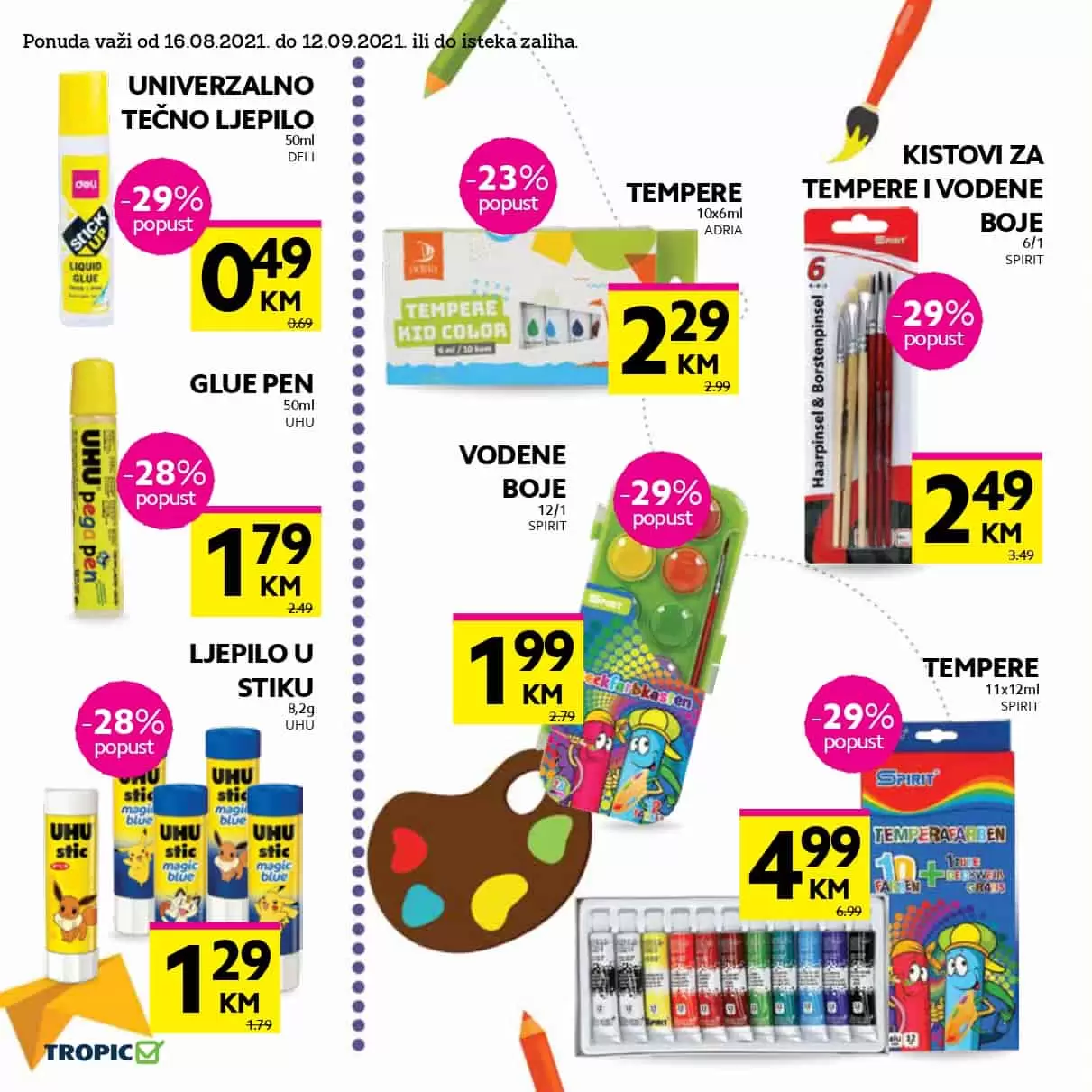 tropic akcijski katalog. snizenje. akcija. popust. katalog. snizeno.