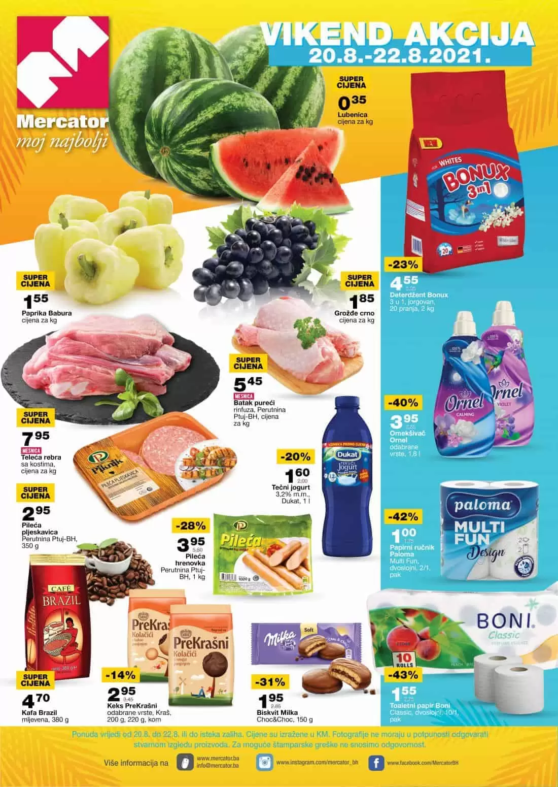 mercator kataloska akcija. mercator snizenje. mercator lozionicka. 
