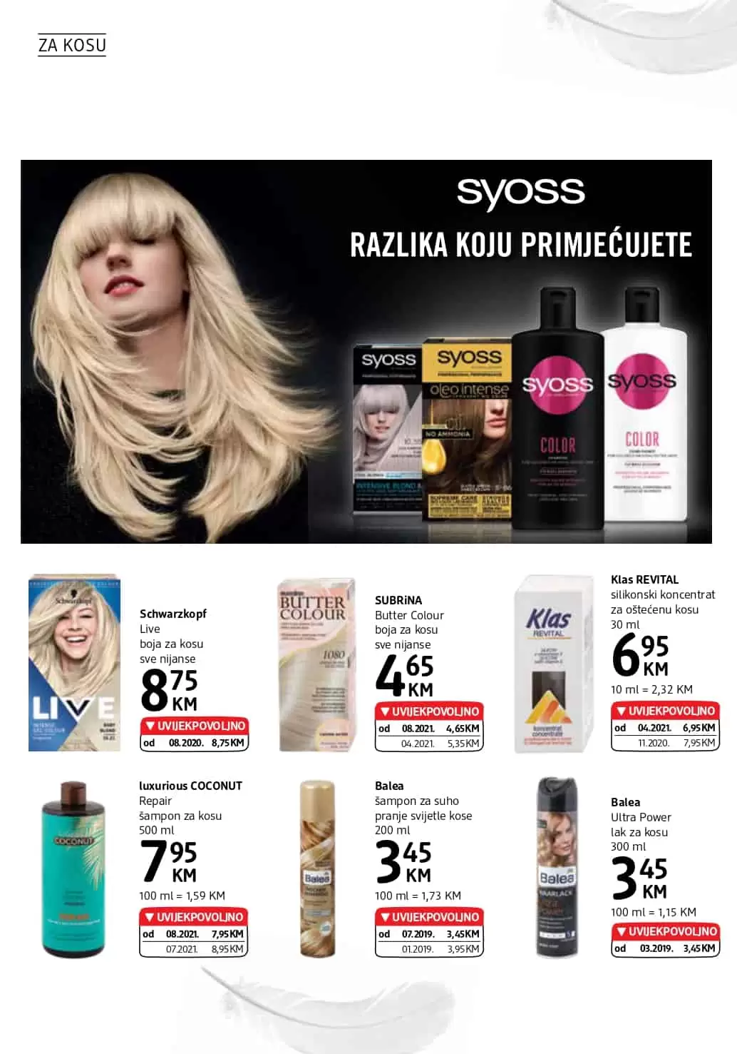 dm-akcijski-katalog cm cosmetic market. bingo. konzum. amko.