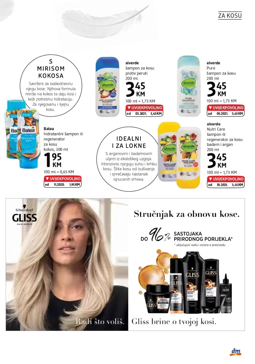 dm-akcijski-katalog cm cosmetic market. bingo. konzum. amko.
