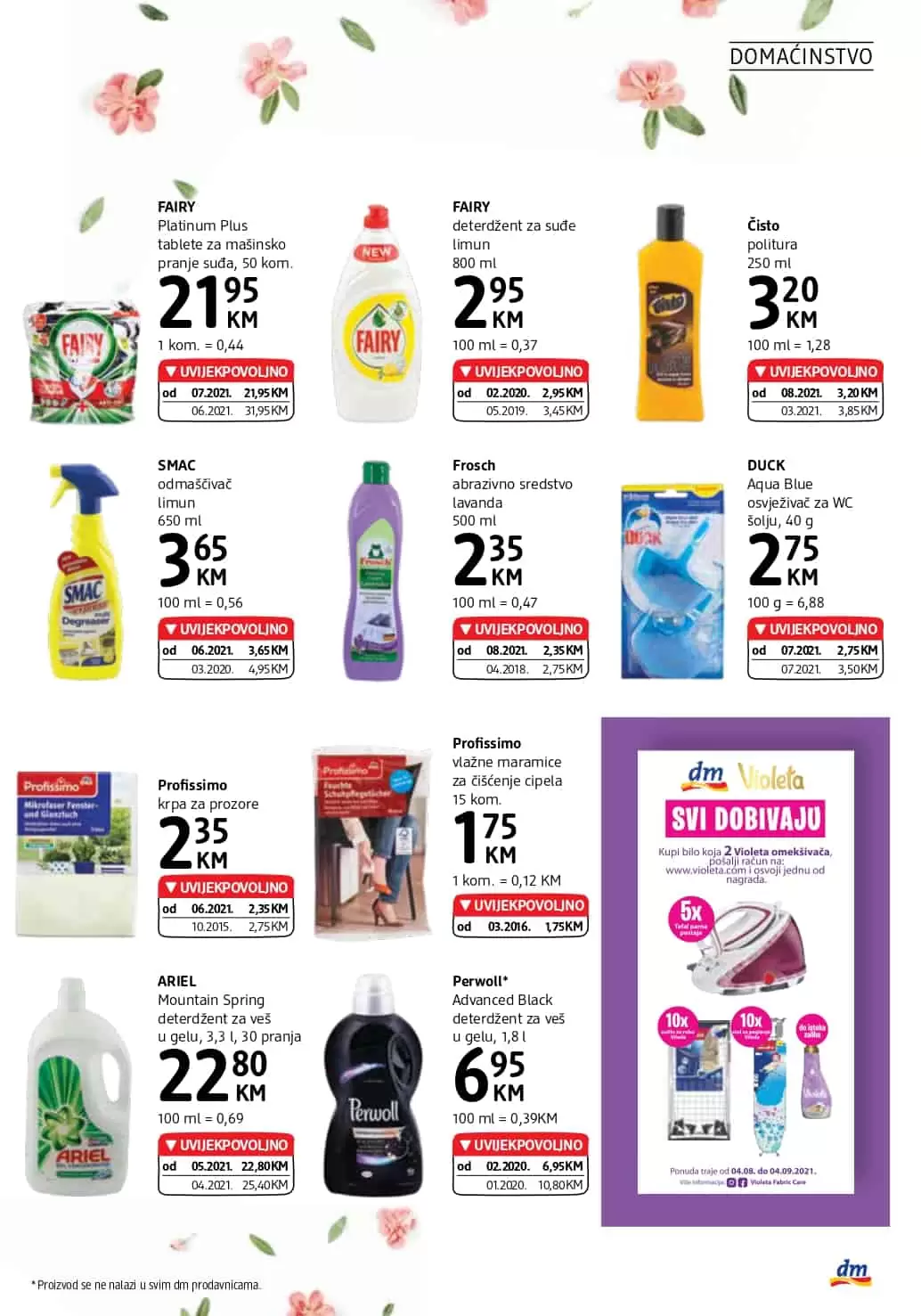 dm-akcijski-katalog cm cosmetic market. bingo. konzum. amko.