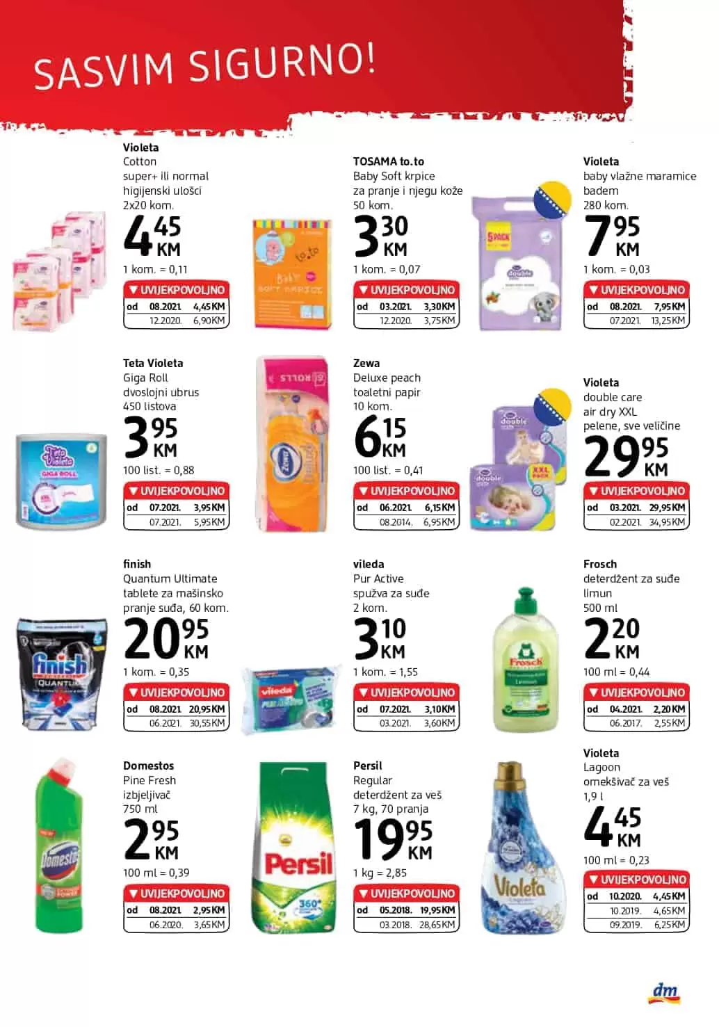 dm-akcijski-katalog cm cosmetic market. bingo. konzum. amko.