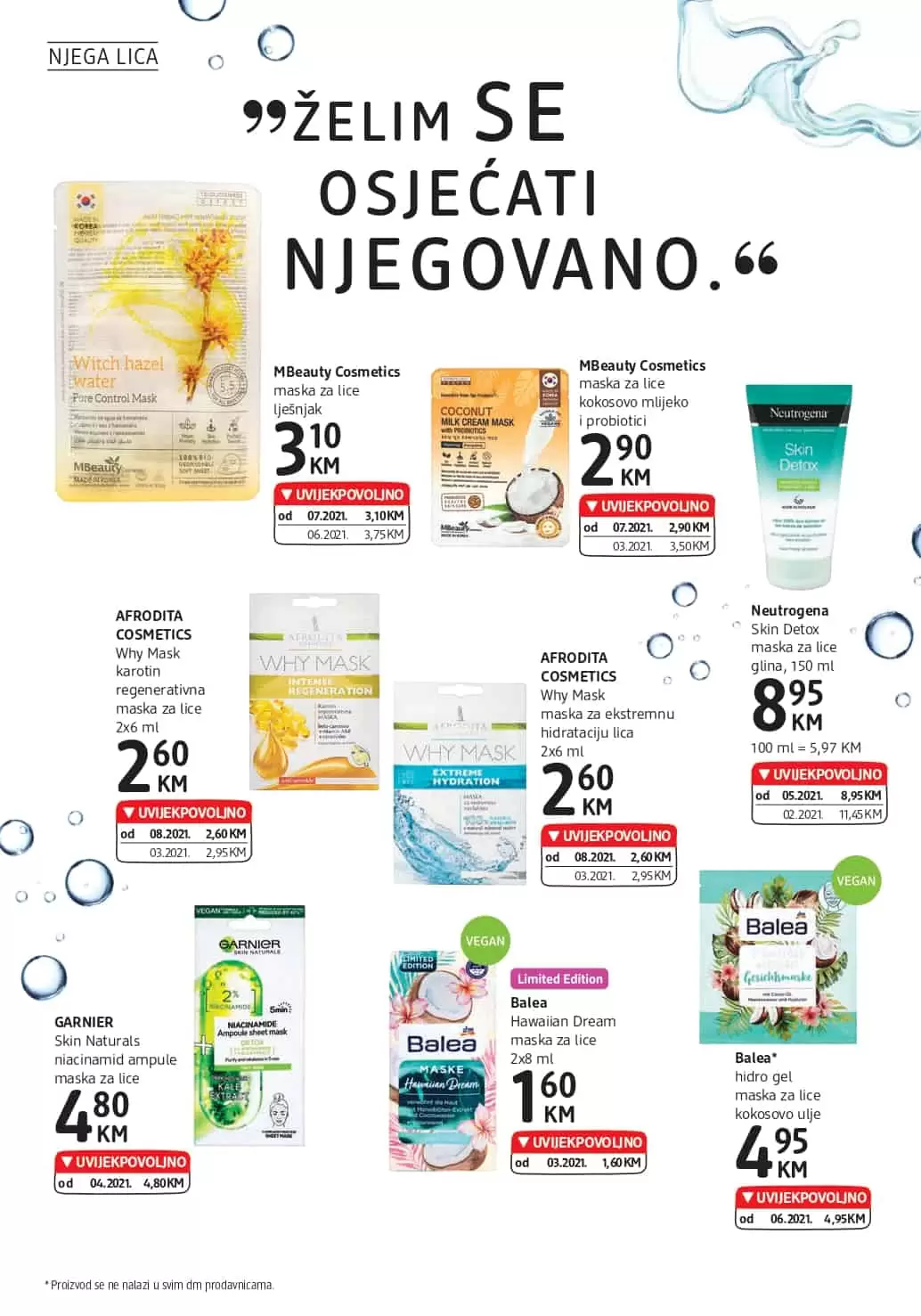 dm-akcijski-katalog cm cosmetic market. bingo. konzum. amko. 