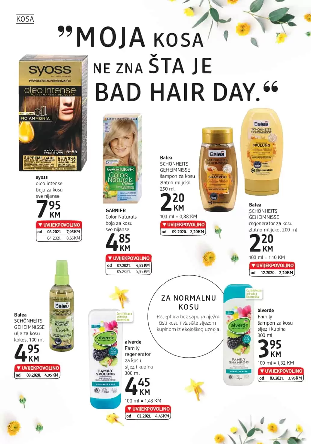 dm-akcijski-katalog cm cosmetic market. bingo. konzum. amko. 