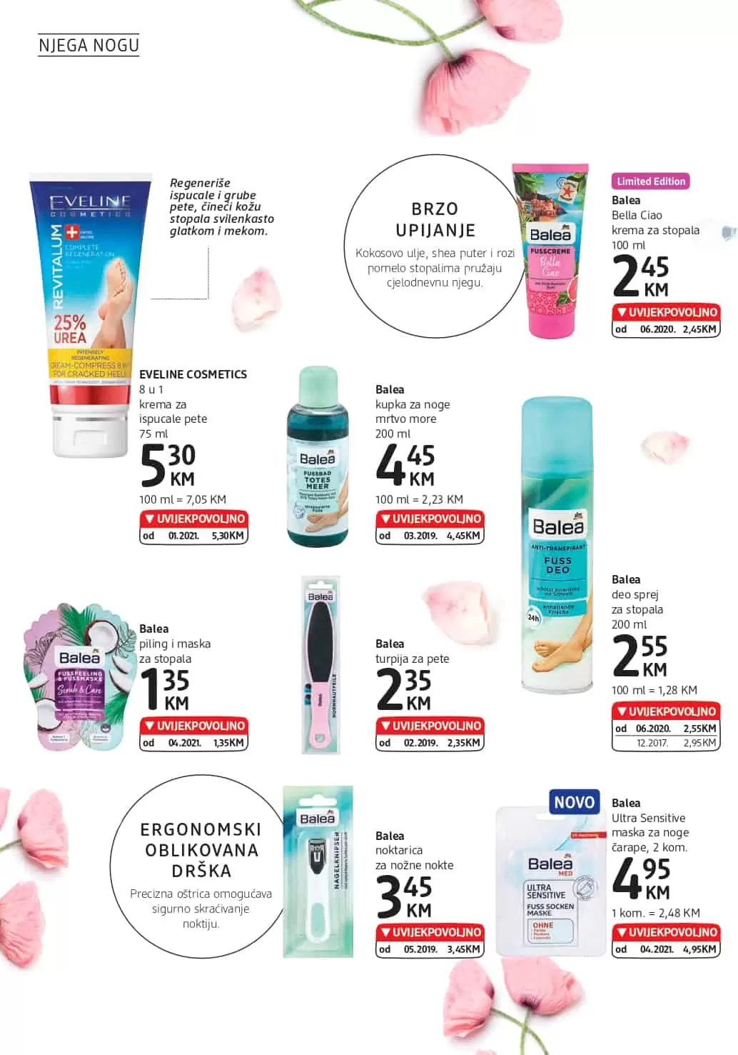 dm-akcijski-katalog cm cosmetic market. bingo. konzum. amko. 